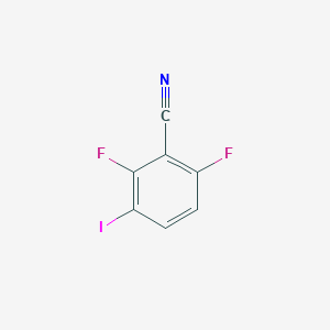 molecular formula C7H2F2IN B3322375 2,6-Difluoro-3-iodobenzonitrile CAS No. 1447606-20-3