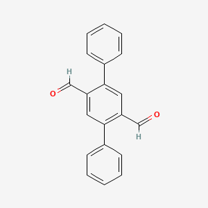 molecular formula C20H14O2 B3322394 2,5-二苯基对苯二甲醛 CAS No. 144836-60-2