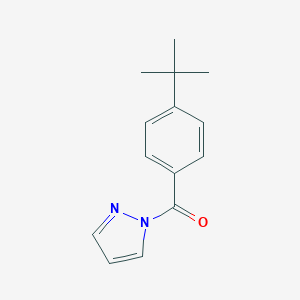 molecular formula C14H16N2O B332241 1-(4-tert-butylbenzoyl)-1H-pyrazole 