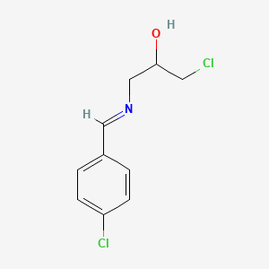 (R)-1-chloro-3-{[(4-chlorophenyl)methylene]amino}propan-2-ol