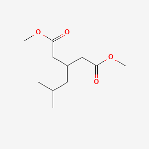 Dimethyl 3-(2-methylpropyl)pentanedioate