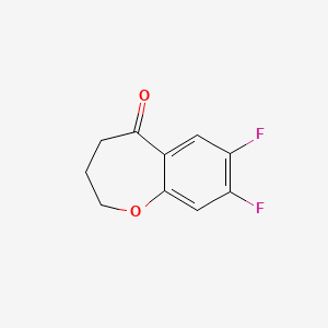 7,8-Difluoro-3,4-dihydrobenzo[b]oxepin-5(2H)-one