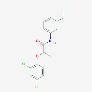molecular formula C17H17Cl2NO2 B332247 2-(2,4-dichlorophenoxy)-N-(3-ethylphenyl)propanamide 