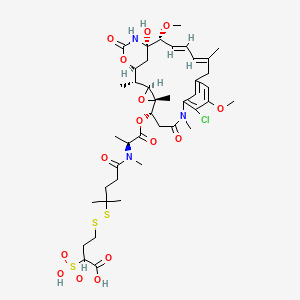 molecular formula C42H60ClN3O15S3 B3322474 Soravtansine CAS No. 1461704-01-7