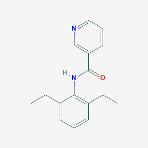 molecular formula C16H18N2O B332251 N-(2,6-diethylphenyl)pyridine-3-carboxamide 