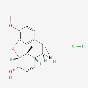 molecular formula C17H20ClNO3 B3322516 Norcodeine Hydrochloride CAS No. 14648-14-7