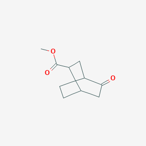molecular formula C10H14O3 B3322524 Methyl 5-oxobicyclo[2.2.2]octane-2-carboxylate CAS No. 146611-35-0