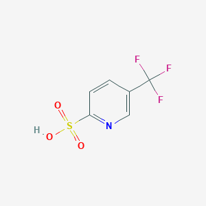 molecular formula C6H4F3NO3S B3322542 5-(三氟甲基)吡啶-2-磺酸 CAS No. 147541-04-6