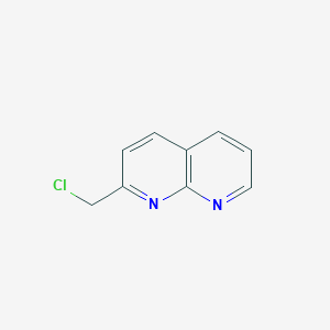 molecular formula C9H7ClN2 B3322566 2-(Chloromethyl)-1,8-naphthyridine CAS No. 147936-69-4