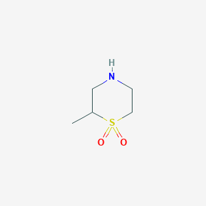 molecular formula C5H11NO2S B3322579 2-Methylthiomorpholine 1,1-dioxide CAS No. 148761-51-7