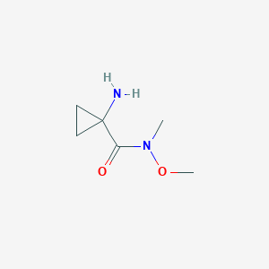 1-amino-N-methoxy-N-methylcyclopropane-1-carboxamide