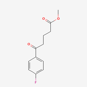 molecular formula C12H13FO3 B3322614 5-(4-氟苯基)-5-氧代戊酸甲酯 CAS No. 149437-67-2