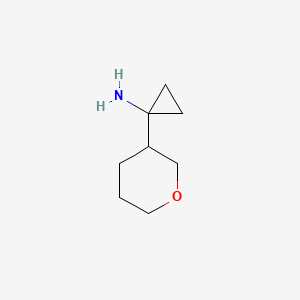 1-(Tetrahydro-2H-pyran-3-yl)cyclopropan-1-amine