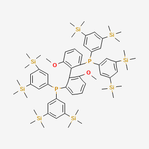 (R)-(6,6'-Dimethoxy-[1,1'-biphenyl]-2,2'-diyl)bis(bis(3,5-bis(trimethylsilyl)phenyl)phosphine)