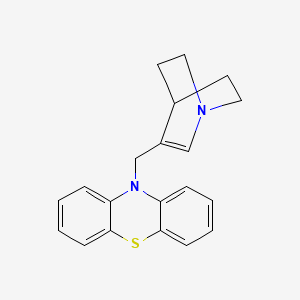 molecular formula C20H20N2S B3322684 Mequitazine Impurity 4 CAS No. 151129-13-4