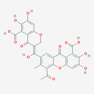 molecular formula C28H18O14 B3322692 Xanthofulvin CAS No. 151466-15-8