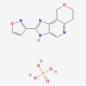 molecular formula C12H13N4O6P B3322697 Unii-8lte57jmn4 CAS No. 151466-23-8