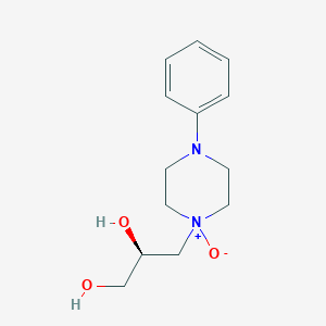(2S)-3-(1-oxido-4-phenylpiperazin-1-ium-1-yl)propane-1,2-diol