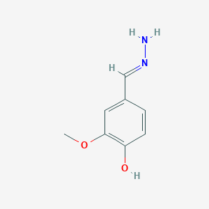 molecular formula C8H10N2O2 B3322759 4-(Hydrazinylmethylidene)-2-methoxycyclohexa-2,5-dien-1-one CAS No. 1527-84-0
