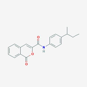 molecular formula C20H19NO3 B332279 N-(4-sec-butylphenyl)-1-oxo-1H-isochromene-3-carboxamide 