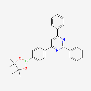2,4-Diphenyl-6-(4-(4,4,5,5-tetramethyl-1,3,2-dioxaborolan-2-yl)phenyl)pyrimidine