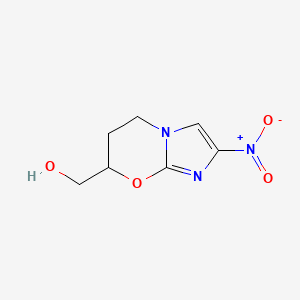 (2-nitro-6,7-dihydro-5H-imidazo[2,1-b][1,3]oxazin-7-yl)methanol