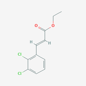 molecular formula C11H10Cl2O2 B3322861 Ethyl (E)-3-(2,3-dichlorophenyl)acrylate CAS No. 154238-78-5