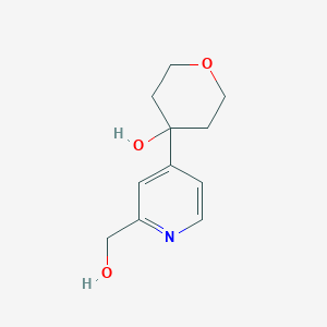 2-Pyridinemethanol, 4-(tetrahydro-4-hydroxy-2H-pyran-4-yl)-