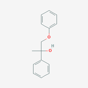molecular formula C15H16O2 B3322912 1-苯氧基-2-苯基丙烷-2-醇 CAS No. 155848-04-7
