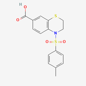 4-Tosyl-3,4-dihydro-2H-benzo[b][1,4]thiazine-7-carboxylic acid