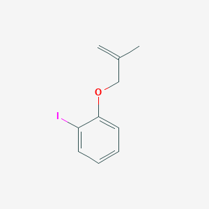 molecular formula C10H11IO B3322954 (2-Iodophenyl)(2-methylallyl) ether CAS No. 156642-47-6