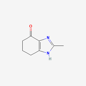 molecular formula C8H10N2O B3322962 2-Methyl-1,5,6,7-tetrahydro-benzoimidazol-4-one CAS No. 156674-08-7