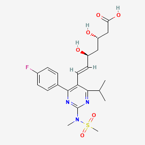 (3S,5s,e)-7-(4-(4-fluorophenyl)-6-isopropyl-2-(n-methylmethylsulfonamido)pyrimidin-5-yl)-3,5-dihydroxyhept-6-enoic acid