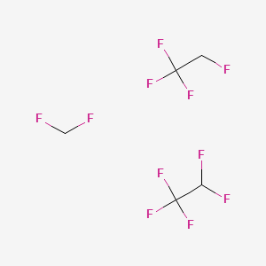 Pentafluoroethane mixture with difluoromethane and 1,1,1,2-tetrafluoroethane