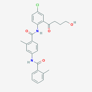 molecular formula C26H25ClN2O4 B3323037 Unii-H7N46Z14YN CAS No. 1587638-02-5