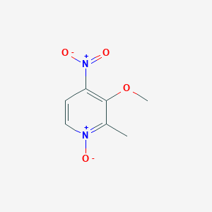 molecular formula C7H8N2O4 B3323073 3-Methoxy-2-methyl-4-nitropyridine 1-oxide CAS No. 15931-25-6