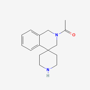 1-{2,3-Dihydro-1H-spiro[isoquinoline-4,4'-piperidine]-2-yl}ethan-1-one