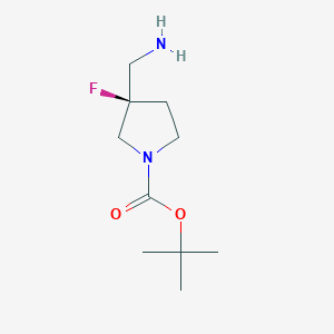 (R)-tert-Butyl 3-(aminomethyl)-3-fluoropyrrolidine-1-carboxylate
