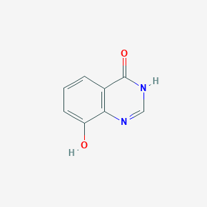 molecular formula C8H6N2O2 B3323127 8-Hydroxyquinazoline-4(3H)-one CAS No. 16064-17-8