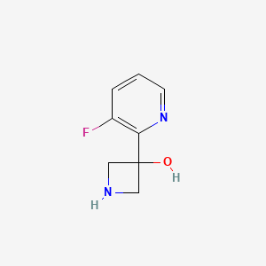 3-(3-Fluoropyridin-2-yl)azetidin-3-ol