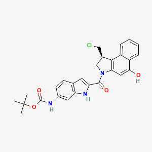 molecular formula C27H26ClN3O4 B3323156 Duocarmycin MB CAS No. 1613286-58-0