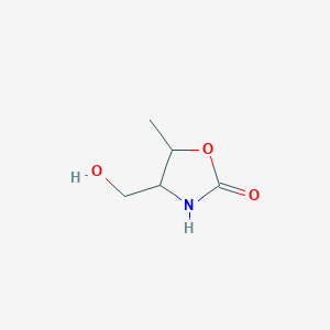 4-(Hydroxymethyl)-5-methyl-1,3-oxazolidin-2-one