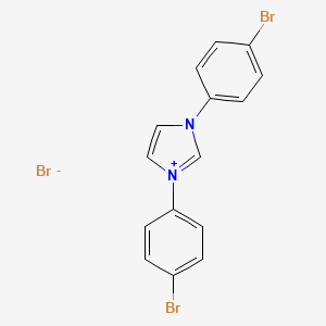 1,3-Bis(4-bromophenyl)-1H-imidazol-3-ium bromide