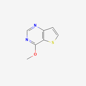 molecular formula C7H6N2OS B3323227 4-甲氧基噻吩并[3,2-d]嘧啶 CAS No. 16228-99-2