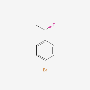 molecular formula C8H8BrF B3323241 (S)-1-(4-Bromophenyl)-1-fluoroethane CAS No. 162427-82-9