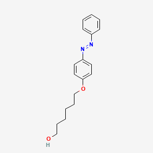 molecular formula C18H22N2O2 B3323253 4-[4-(6-Hydroxyhexyloxy)phenylazo]benzene CAS No. 162844-58-8