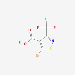 5-Bromo-3-(trifluoromethyl)isothiazole-4-carboxylic acid
