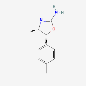 molecular formula C11H14N2O B3323283 4,4'-Dimethylaminorex, cis- CAS No. 1632031-39-0