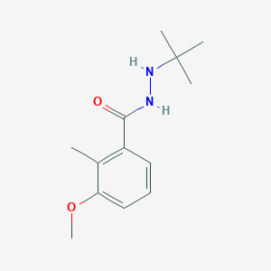 molecular formula C13H20N2O2 B3323292 N'-tert-butyl-3-methoxy-2-methylbenzohydrazide CAS No. 163336-50-3
