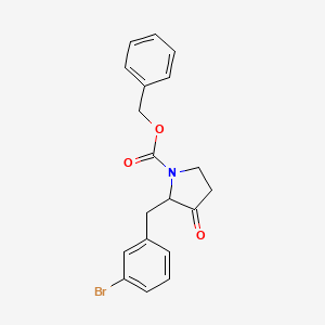 Benzyl 2-[(3-bromophenyl)methyl]-3-oxopyrrolidine-1-carboxylate